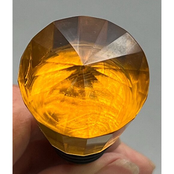 Pottery Barn Bee Wine Bottle Stoppers Enamel Amber Color Summer - Picture 2 of 16